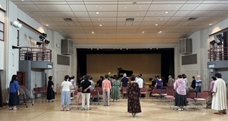 校歌祭に向けて 第4回練習を行いました